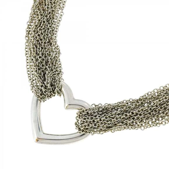 TIFFANY Authentic Silver Heart Necklace